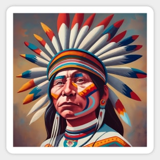 Native American art Sticker